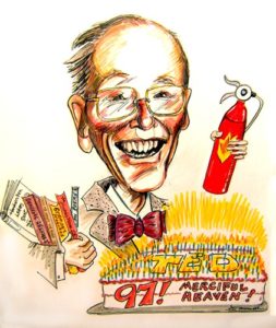 97th Birthday - Caricature