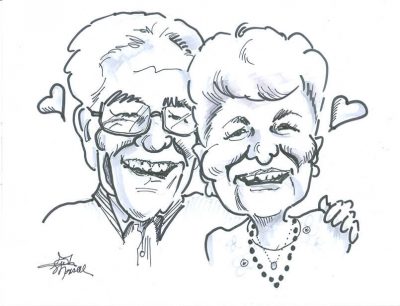 Anniversary Couple Anniversary Couple - Caricature