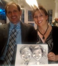 Bride and Groom - Caricatures