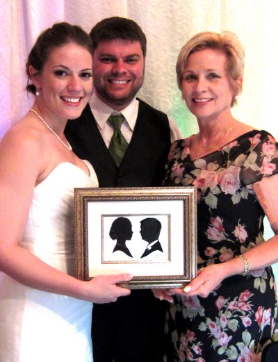 Bride and Groom with the Artist