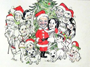 Christmas Party - Caricature