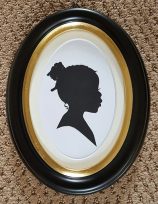 Silhouette Oval Frame Silhouette Oval Frame